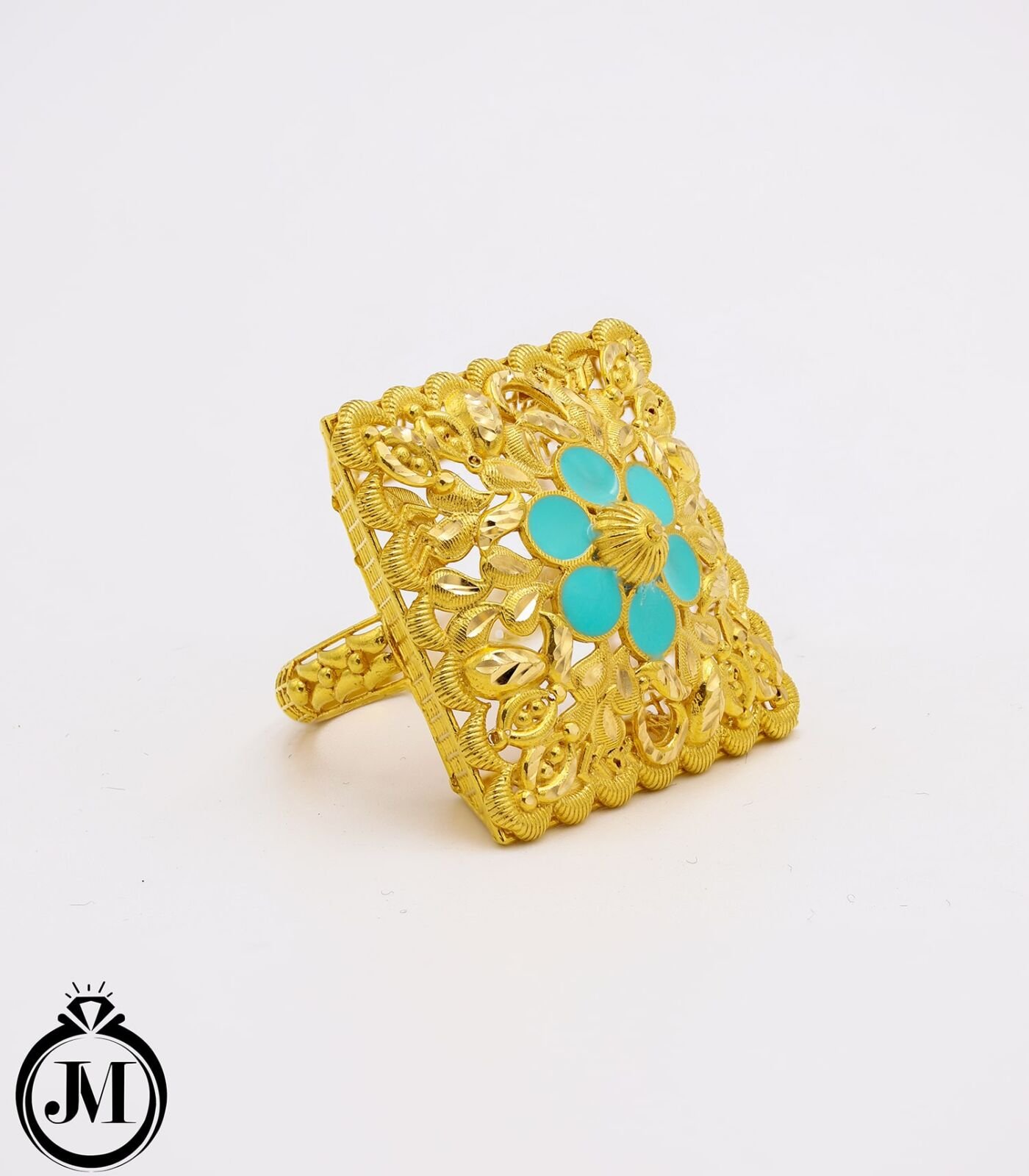 Blue Bloom Ring