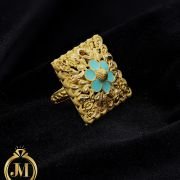 Blue Bloom Ring