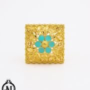 Blue Bloom Ring