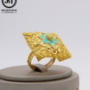 Blue Bloom Ring