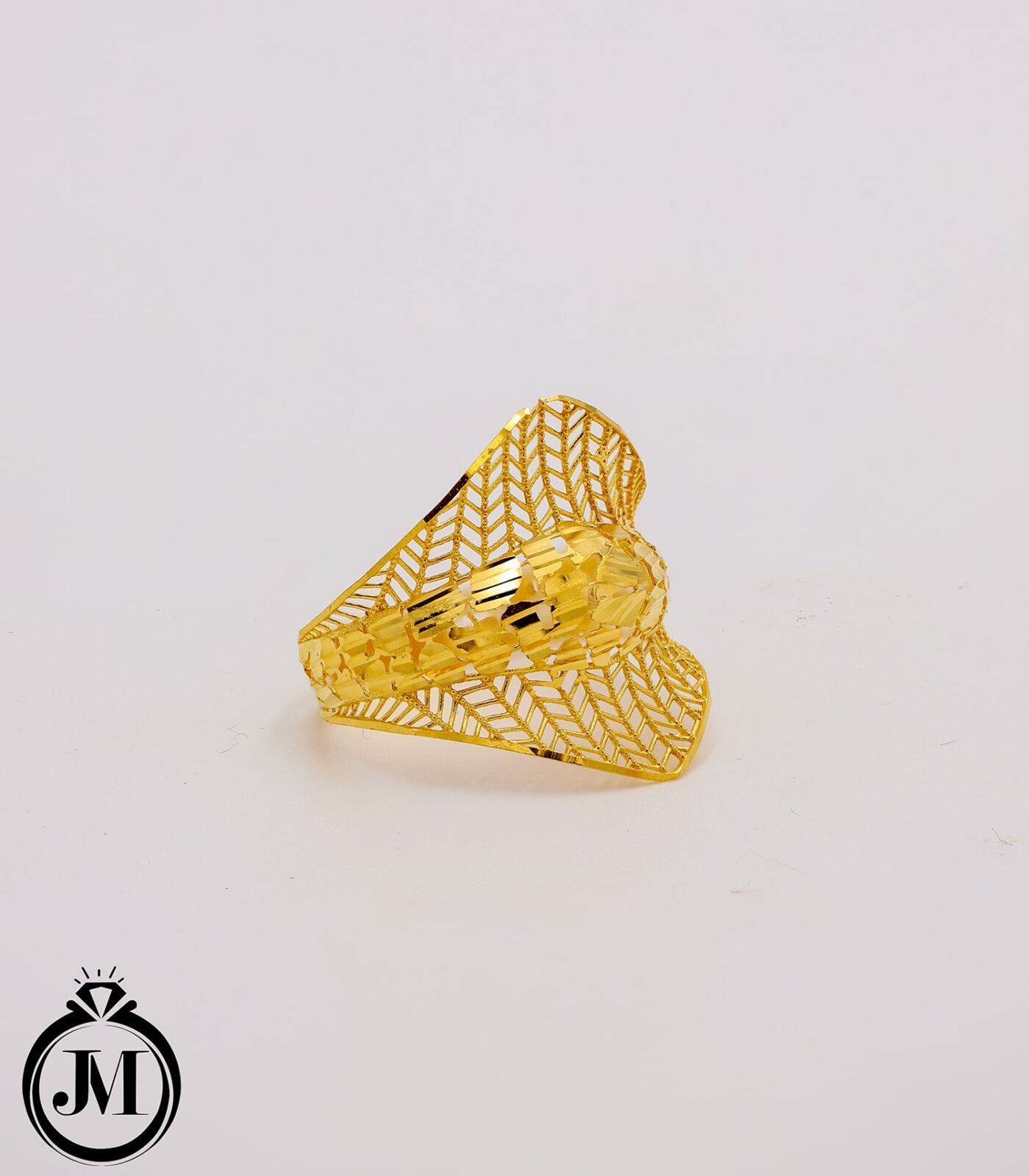 Golden Curve Ring
