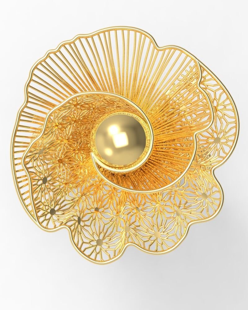 Amber Rose Ring