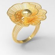 Amber Rose Ring