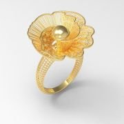 Amber Rose Ring