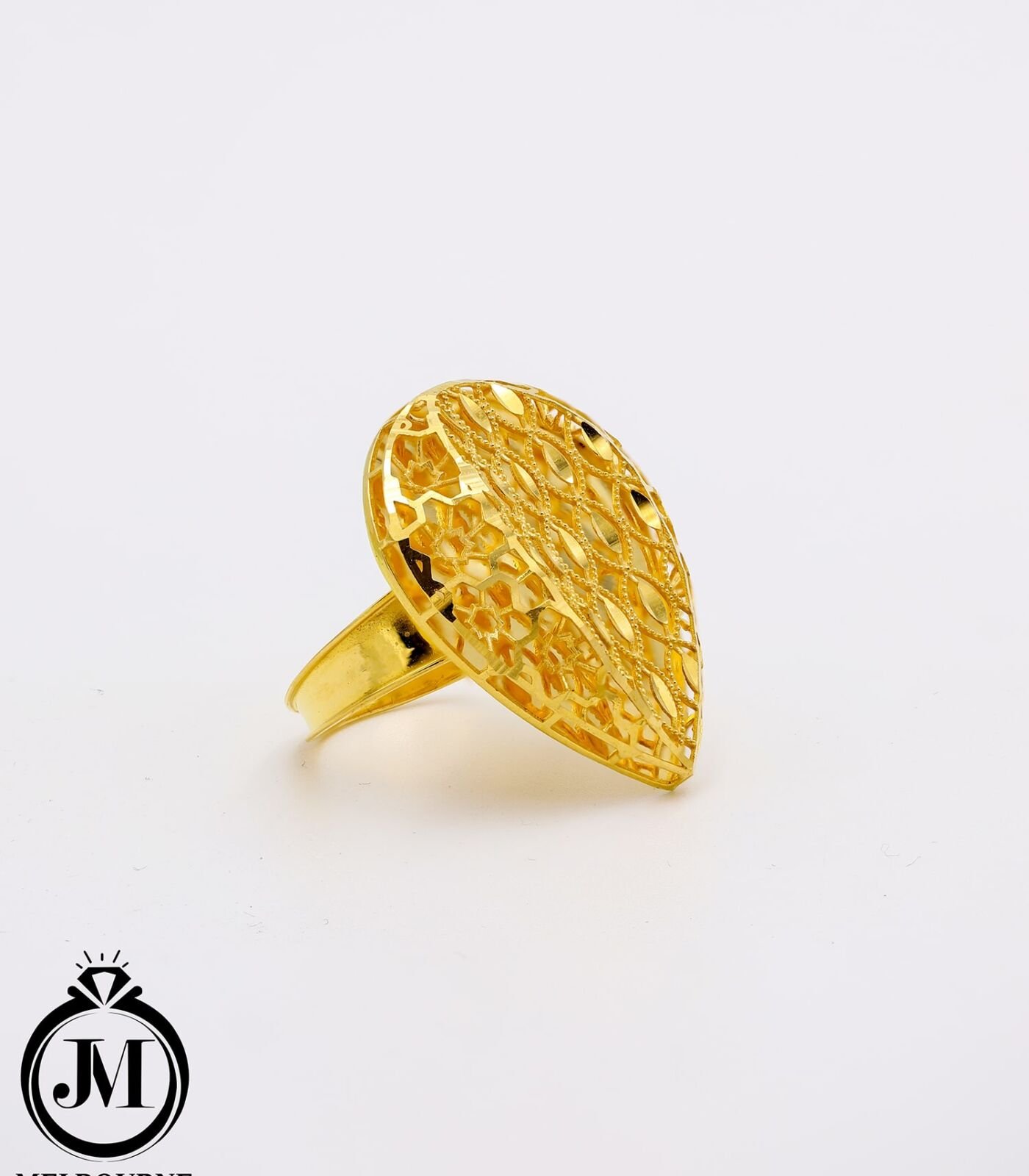 Golden Drop Ring